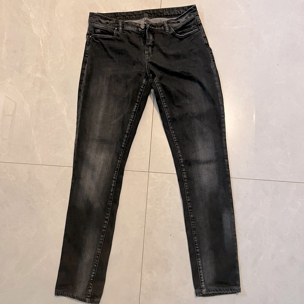 BLANKNYC | black straight leg jeans